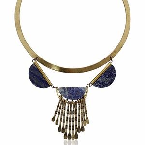 Brass collar necklace/choker